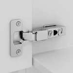 Price of Ronia RS-KH02 Any Click Half Overlay 105° Mini Damper Soft-Closing 3D Hinge