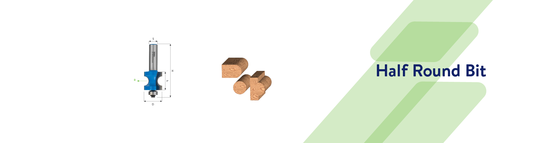 Half Round Bit