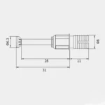 Ronia CN271S08NK Screw